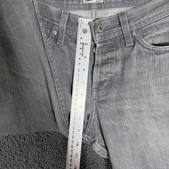 Naked & Famous Weired Guy Tapered Fit Selvedge Jeans - Men's Size 32*32 - Gray - Picture 8 of 10